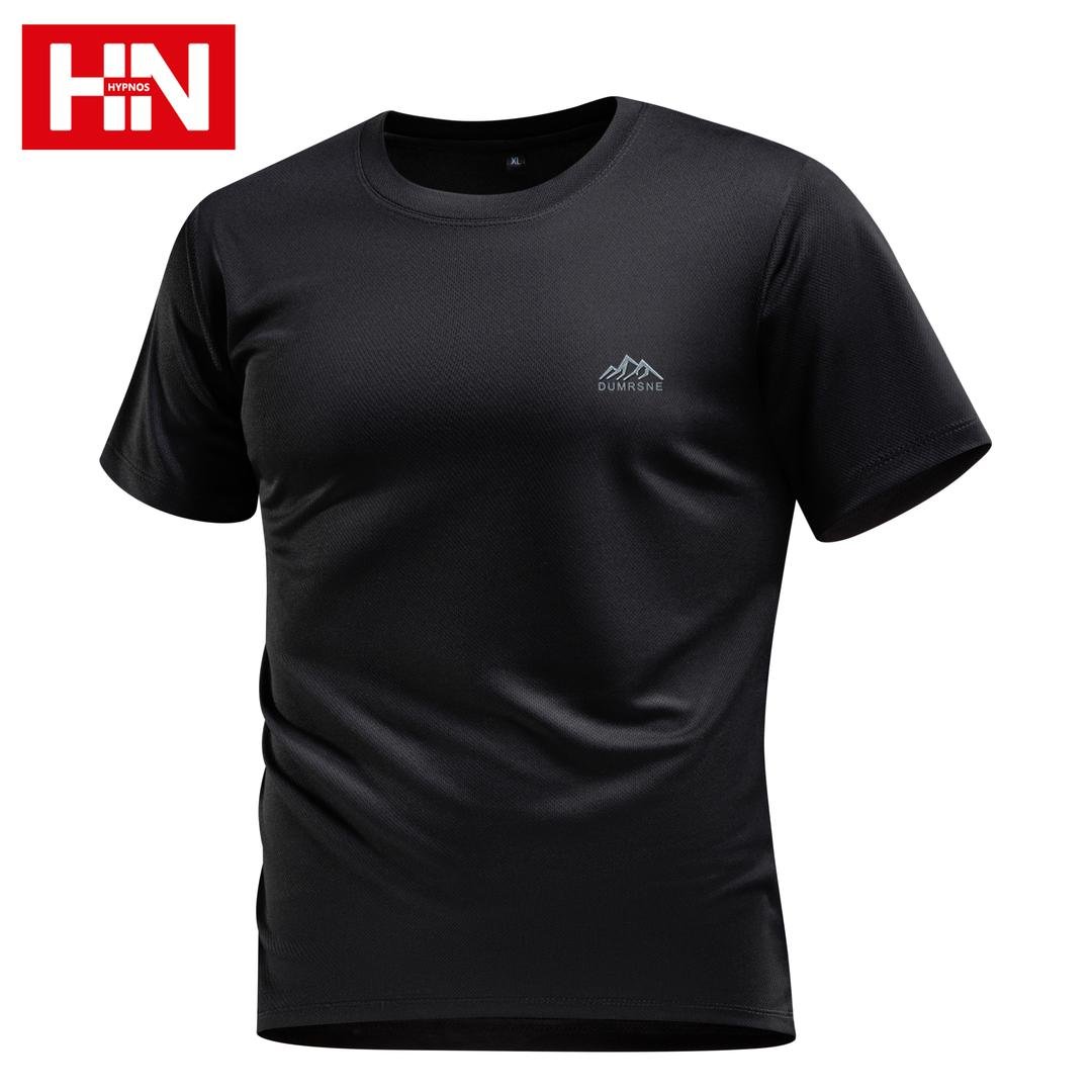 HYPNOS เสื้อยืดคอกลม ผ้าแห้งเร็ว ระบายอากาศดี แห้งไว ไม่อับ ดีไซน์มินิมอล สีพื้น ใส่ได้ทุกวัน (แนะนำดูตารางไซส์ก่อนสั่งซื้อ)