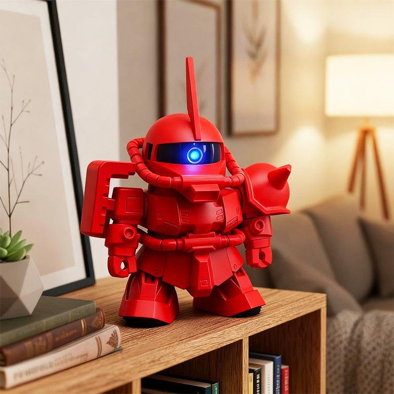 HG Xiaomi Smart Monitoring Case - Cool protective case for Gundam Mecha anime fans with decorative camera cover.
