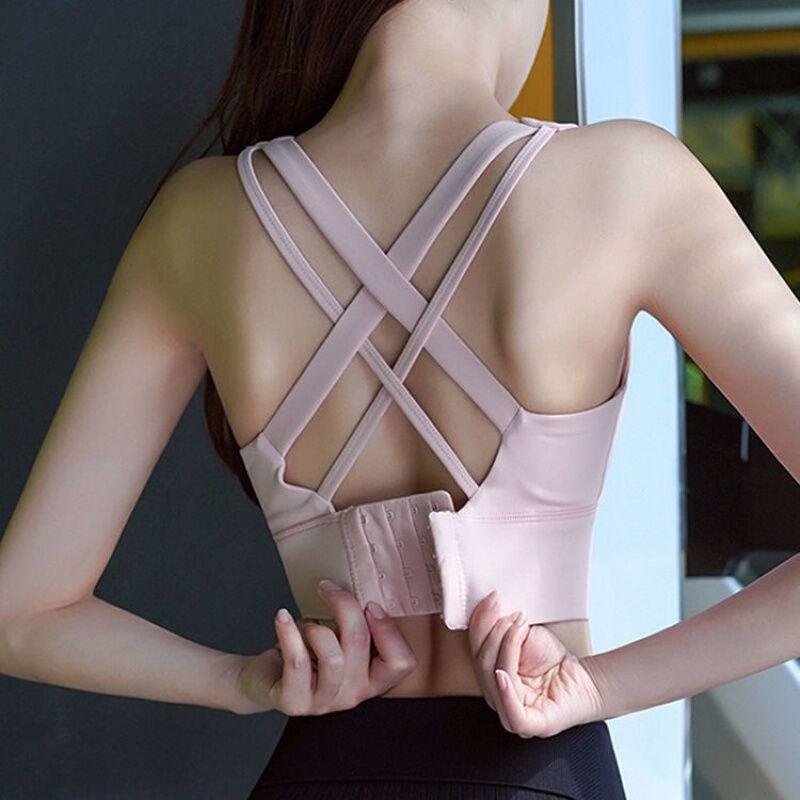 สปอร์ตบรา กันกระแทก สำหรับผู้หญิง ฟิตเนส อกใหญ่ ออกกำลังกายความเข้มสูง คอลเลคชั่นหน้าอกด้านข้าง พลัสไซส์ ป้องกันการหย่อนคล้อย ทันสมัย ขายดี รุ่นใหม่ ปี 2025 อก